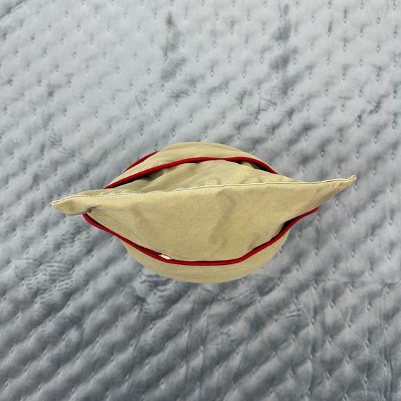 VINTAGE Garrison US Army Khaki Envelope Cap Size 7 M-1950 Dated 1950 Military - Picture 6 of 8